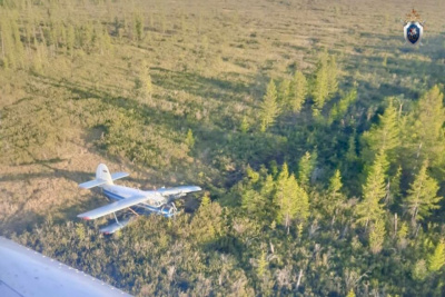 Самолет совершил вынужденную посадку в лесу в Якутии / ЯСИА   Республика Саха (Якутия)