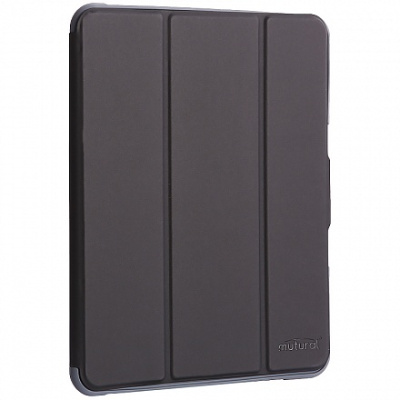 Чехол-книжка Mutural Folio Case для Apple iPad Air 4/5 и Air 11 (2024/2025), с подставкой и отделением под стилус (черный)