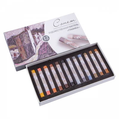 Набор сухой пастели "Сонет" 12 цв Графика