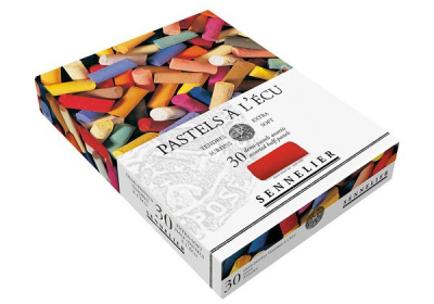 Набор сухой пастели Sennelier "A LECU" 30 цв 1/2, в картонной коробке