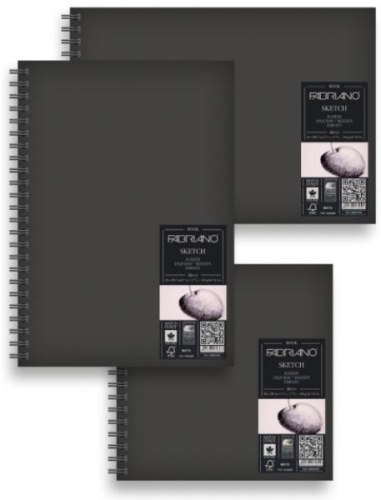 Блокнот для эскизов на спирали Fabriano "Sketch" Портрет