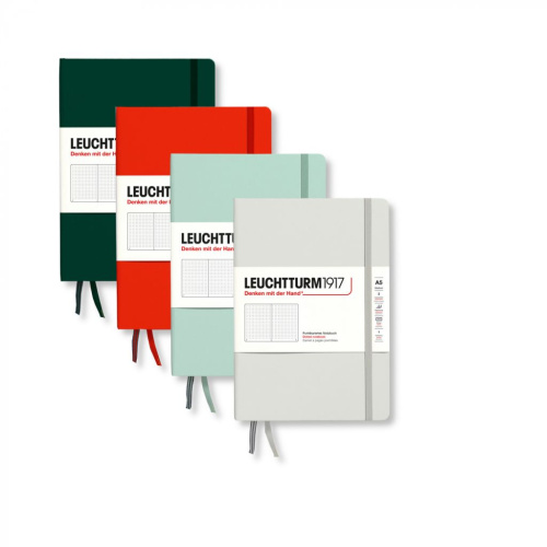 Блокнот в точку Leuchtturm1917 "Natural Colors" 14,5x21 см 125 л, твердая обложка