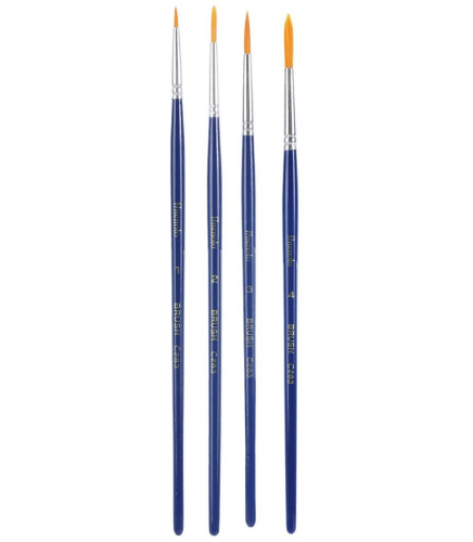 Кисть синтетика мягкая №4 круглая Finenolo