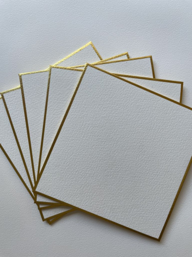 Набор бумаги для акварели Potentate 18х18 см 300 г 100% хлопок, среднее зерно ,5 листов