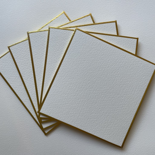 Набор бумаги для акварели Potentate 15х15 см 300 г 100% хлопок, среднее зерно , 5 листов