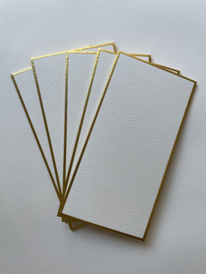 Набор бумаги для акварели Potentate 10,8х21 см 300 г 100% хлопок, среднее зерно, 5 листов