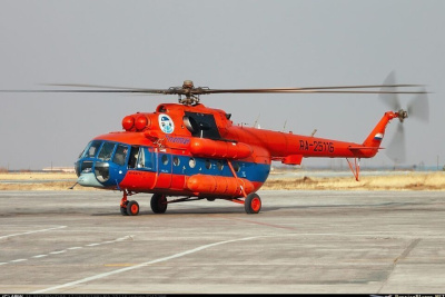 Вертолету Ми-8 «Полярных авиалиний» присвоили имя матери-героини Февронии Малгиной / ЯСИА   