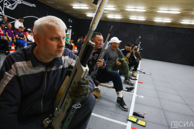 На Играх Манчаары в пулевой стрельбе победила команда Верхневилюйского района / Майя Гоголева   