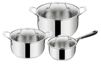 Набор посуды Jamie Oliver Kitchen Essentials 6 предметов 16/20/24 см E313S67