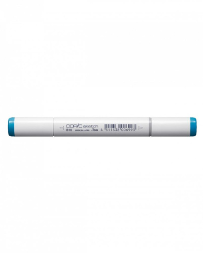 Маркер COPIC sketch B16 (цианиновый синий, cyanine blue)