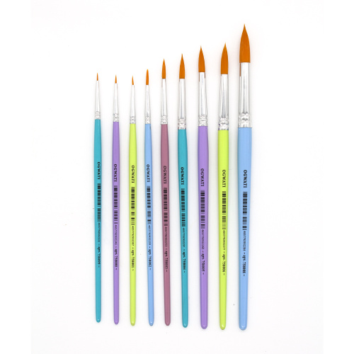 Кисть синтетика №8 круглая Salvador