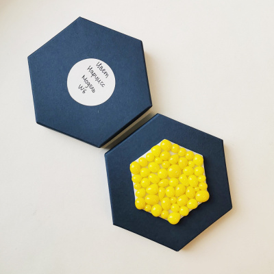 Стеклянная подставка под инструменты W6, цвет Нарцисс