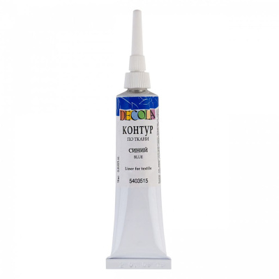 Контур по ткани "Decola" 18 мл Синий