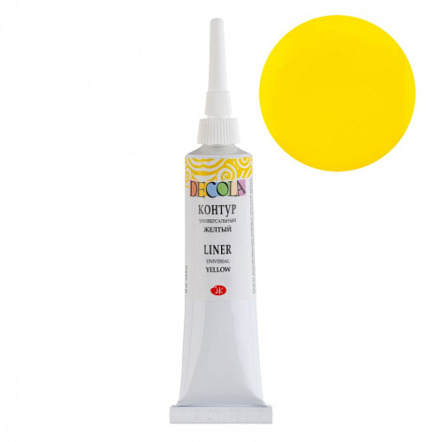 Контур универсальный "Decola" 18 мл Желтый