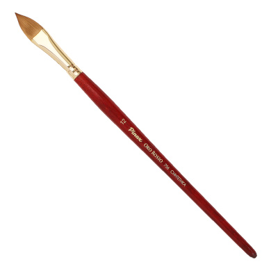 Кисть синтетика №12 овальная "язык" Pinax "Oro Rosso 756" короткая ручка