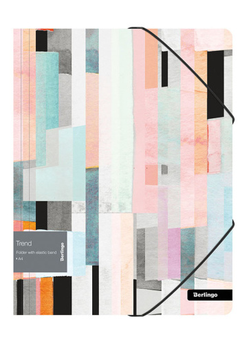 Папка на резинке Berlingo "Trend" А4, 600 мкм, с рисунком