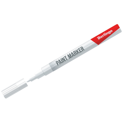Маркер-краска нитро-основа Berlingo "Uniline PA200" 2 мм, белая