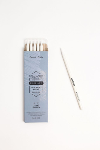 Карандаш пастельный монолит Малевичъ, белый