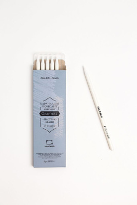 Карандаш пастельный монолит Малевичъ, белый