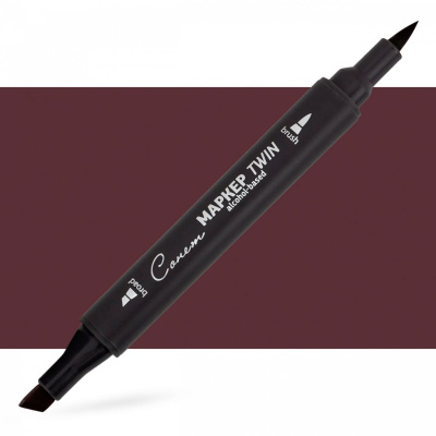Маркер спиртовой Сонет "TWIN Brush" Красновато-коричневый
