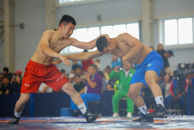 В Таттинском районе стартовали предварительные схватки по хапсагаю / Майя Гоголева   