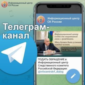 Информационный центр СК России запустил канал в телеграме для оперативной связи с населением /    
