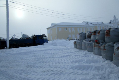 В Чокурдах прибыли стройматериалы для новой школы / ЯСИА   