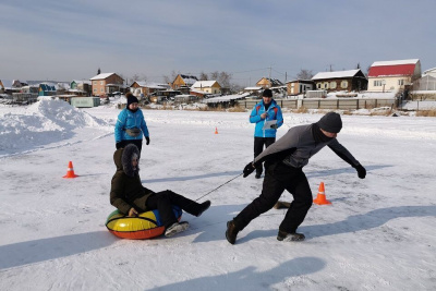 Транспортные полицейские Якутии приняли участие в праздничном соревновании «Зимние забавы» / ЯСИА   Республика Саха (Якутия)