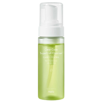 Противовоспалительная пенка для умывания с нони Purito Clear Code Superfruit Cleanser
