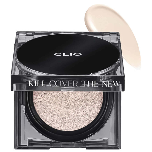 Стойкий полуматовый кушон с невесомым покрытием CLIO Kill Cover The New Founwear Cushion SPF50+ PA+++ 1.5 Fair