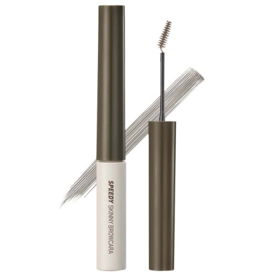 Тушь для фиксации бровей Peripera Speedy Skinny Browcara 03 Natural Brown