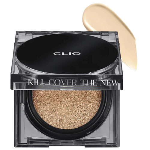 Стойкий полуматовый кушон с невесомым покрытием CLIO Kill Cover The New Founwear Cushion SPF50+ PA+++ 3.5 Vanilla
