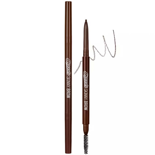 Тонкий карандаш для бровей Peripera Speedy Skinny Brow 02 Dark Brown