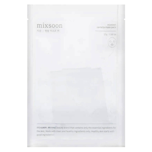 Тканевая маска с центеллой для раздражённой кожи Mixsoon Centella Mask Pack