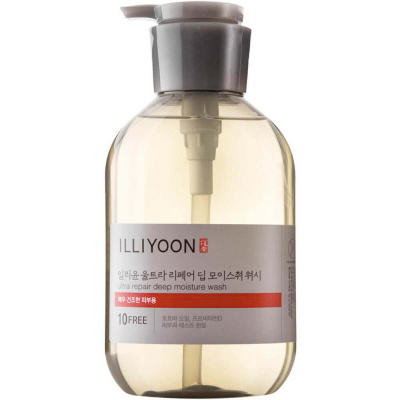 Мягкий увлажняющий гель для душа Illiyoon Ultra Repair Deep Moisture Wash