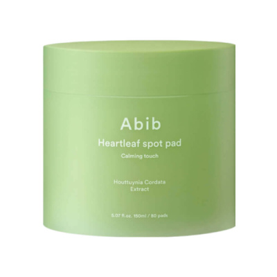 Успокаивающие тонер-пэды с экстрактом хауттюйнии Abib Heartleaf Spot Pad Calming Touch