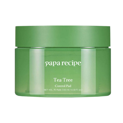 Тонкие успокаивающие пэды с чайным деревом Papa Recipe Tea Tree Control Pad