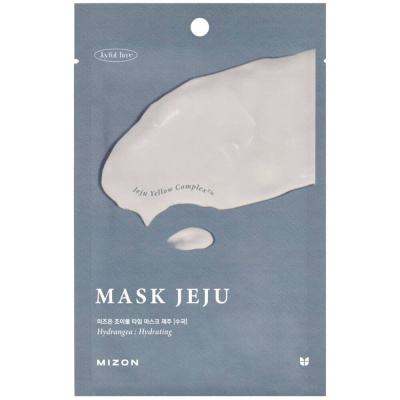 Антиоксидантная тканевая маска для лица с гортензией Mizon Joyful Time Mask Jeju Hydrangea