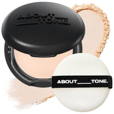 Спрессованная пудра для лица с блюр-эффектом About Tone Blur Powder Pact 02 Light