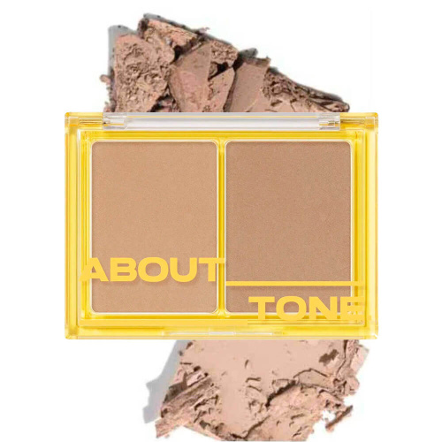 Пудровый контуринг для лица About Tone Turn On Shade Shading 02 Cool Shade