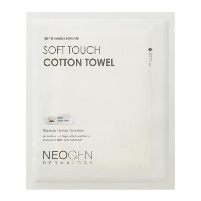 Мягкое хлопковое полотенце для лица Neogen Dermalogy Soft Touch Cotton Towel