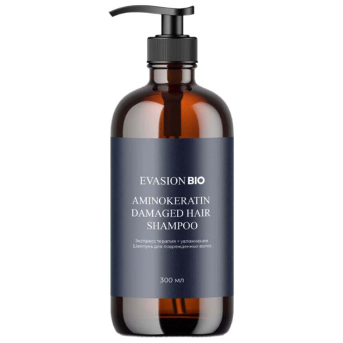 Восстанавливающий шампунь для повреждённых волос Evasion Bio Aminokeratin Damaged Hair Shampoo