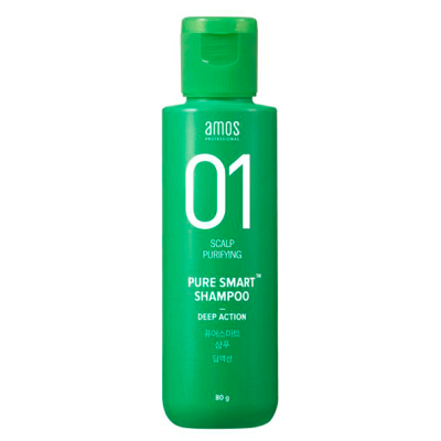 Шампунь против перхоти Amos Professional Pure Smart Shampoo Deep Action 80 мл