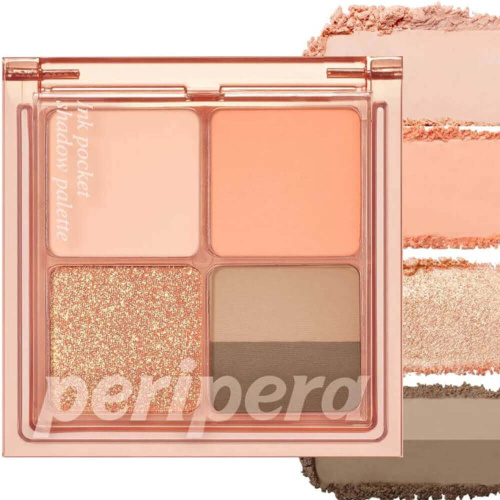 Компактная палетка для макияжа глаз Peripera Ink Pocket Shadow Palette 01 Fancy Spring Sunshine