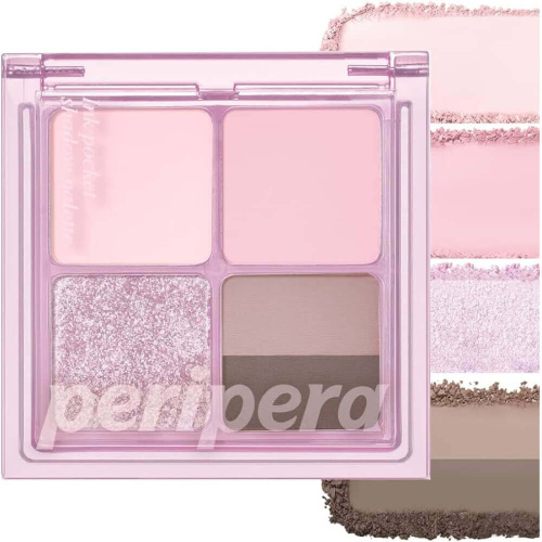 Компактная палетка для макияжа глаз Peripera Ink Pocket Shadow Palette 02 Cool Summer Vibe