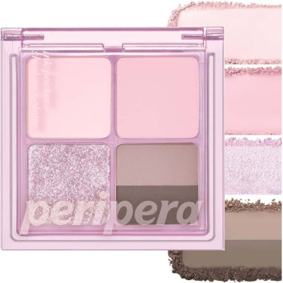 Компактная палетка для макияжа глаз Peripera Ink Pocket Shadow Palette 02 Cool Summer Vibe
