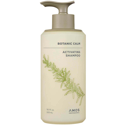 Успокаивающий шампунь для волос с розмарином Amos Professional Botanic Calm Activating Shampoo
