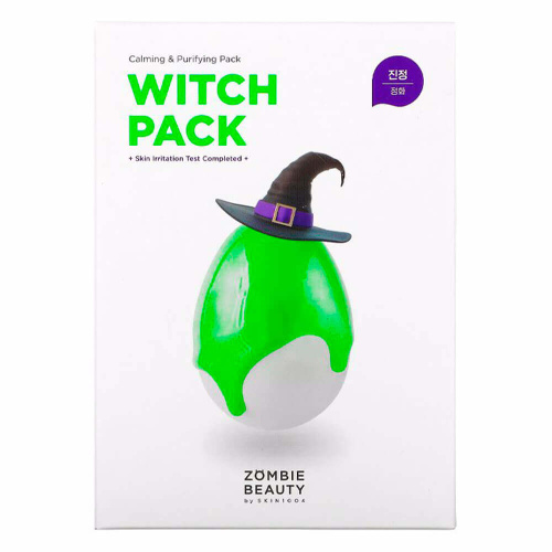 Глиняная маска с зелёным чаем SKIN1004 Zombie Beauty By Witch Pack