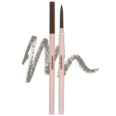 Ультратонкий карандаш для бровей colorgram Micro Slim Brow Pencil 03 Ash Brown