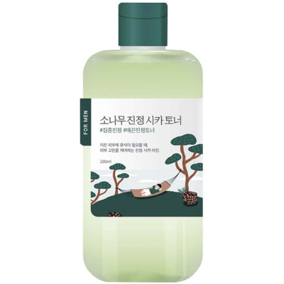 Тонер с экстрактами сосны и центеллы для мужчин Round Lab For Men Pine Calming Cica Toner